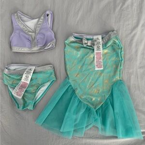 Disney Green and Purple Seasonal Costume Set